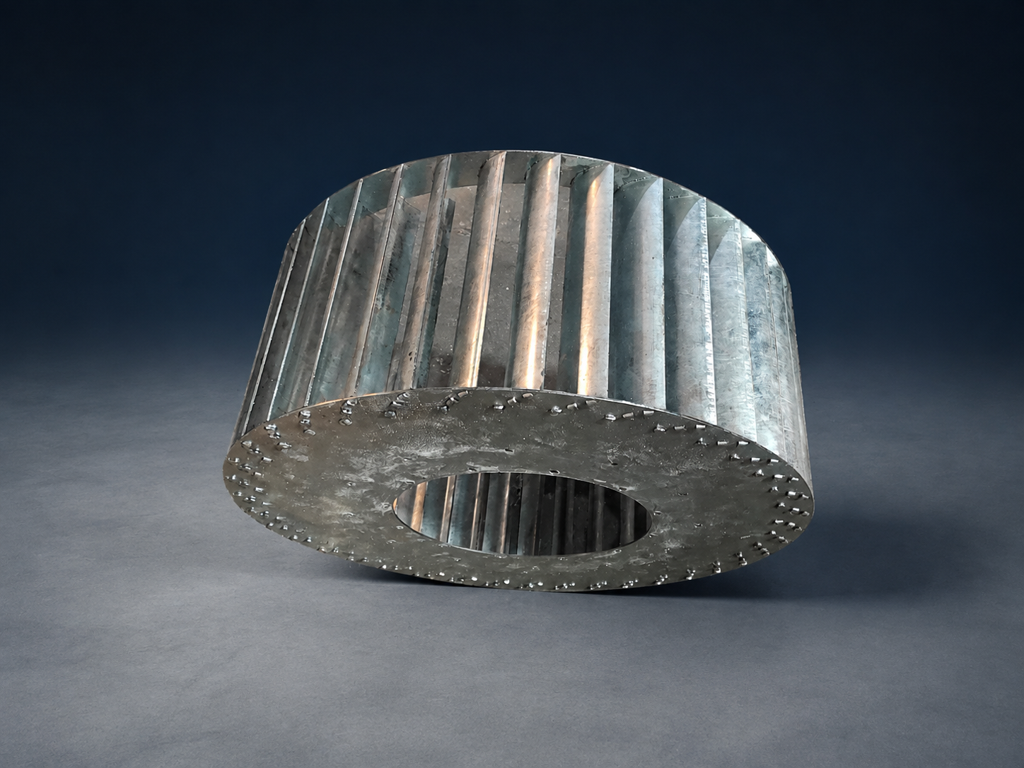 Custom-fabricated circular industrial component